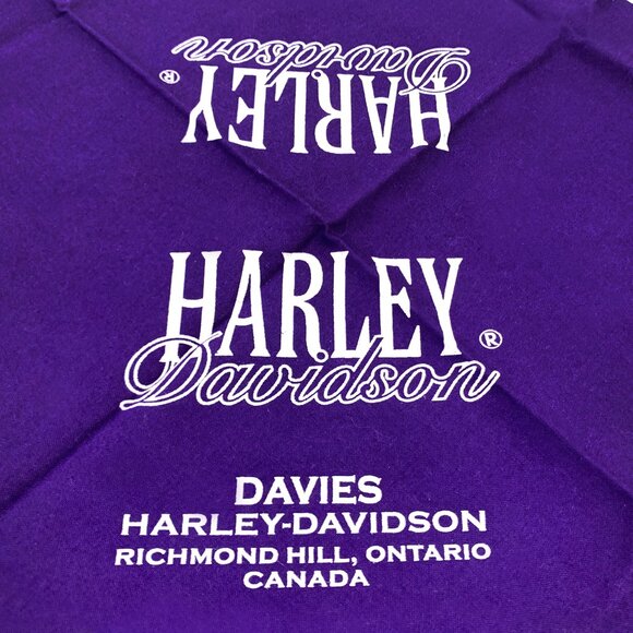 Harley-Davidson Motorcycles Bandana Scarf Headband Handkerchief Vintage Y2K - Picture 5 of 7
